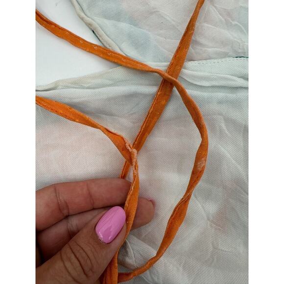 Temperley London Apreol Sun Shade Faux Wrap Dress - Picture 6 of 9